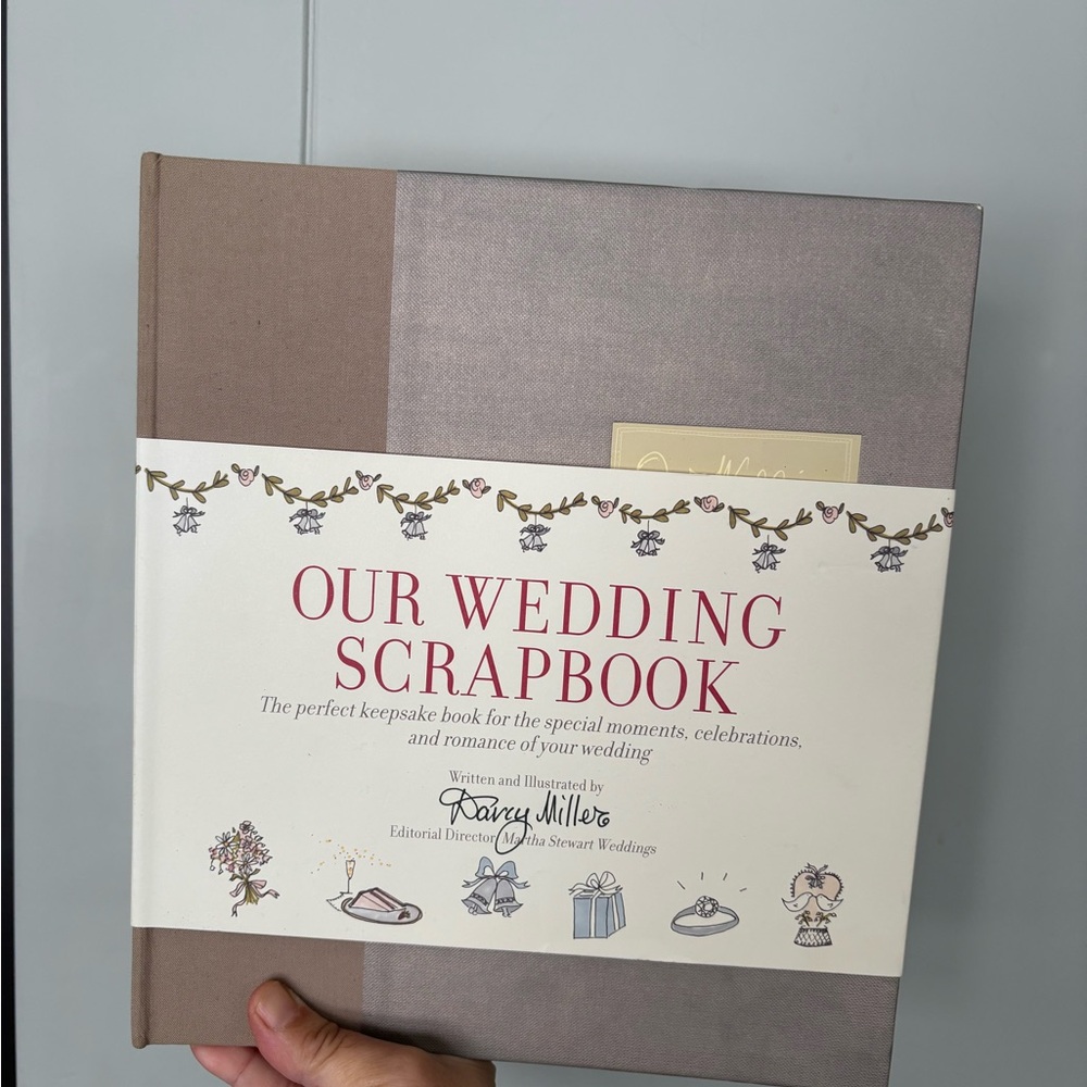Vintage never used Our Wedding Scrapbook